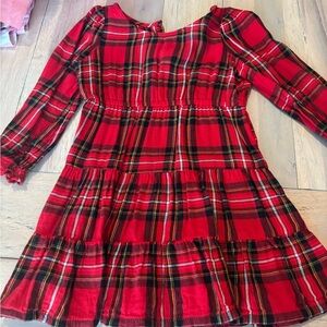 Old Navy Red Plaid Kids Dress